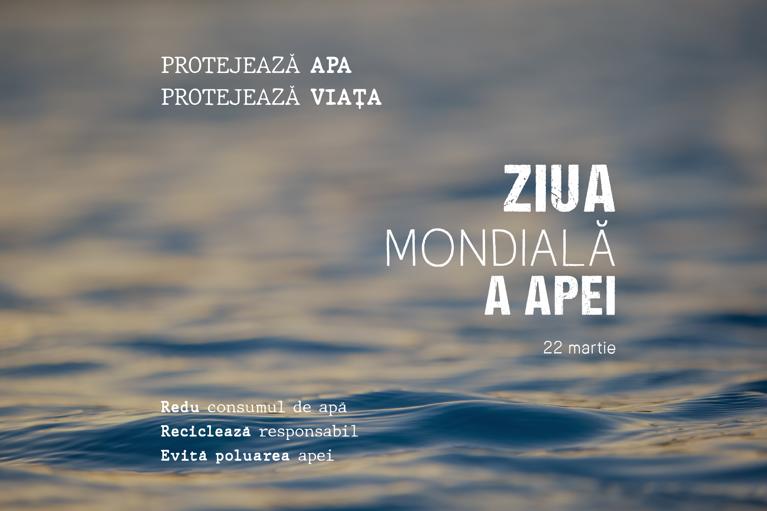 22 Martie – Ziua Mondială a Apei!