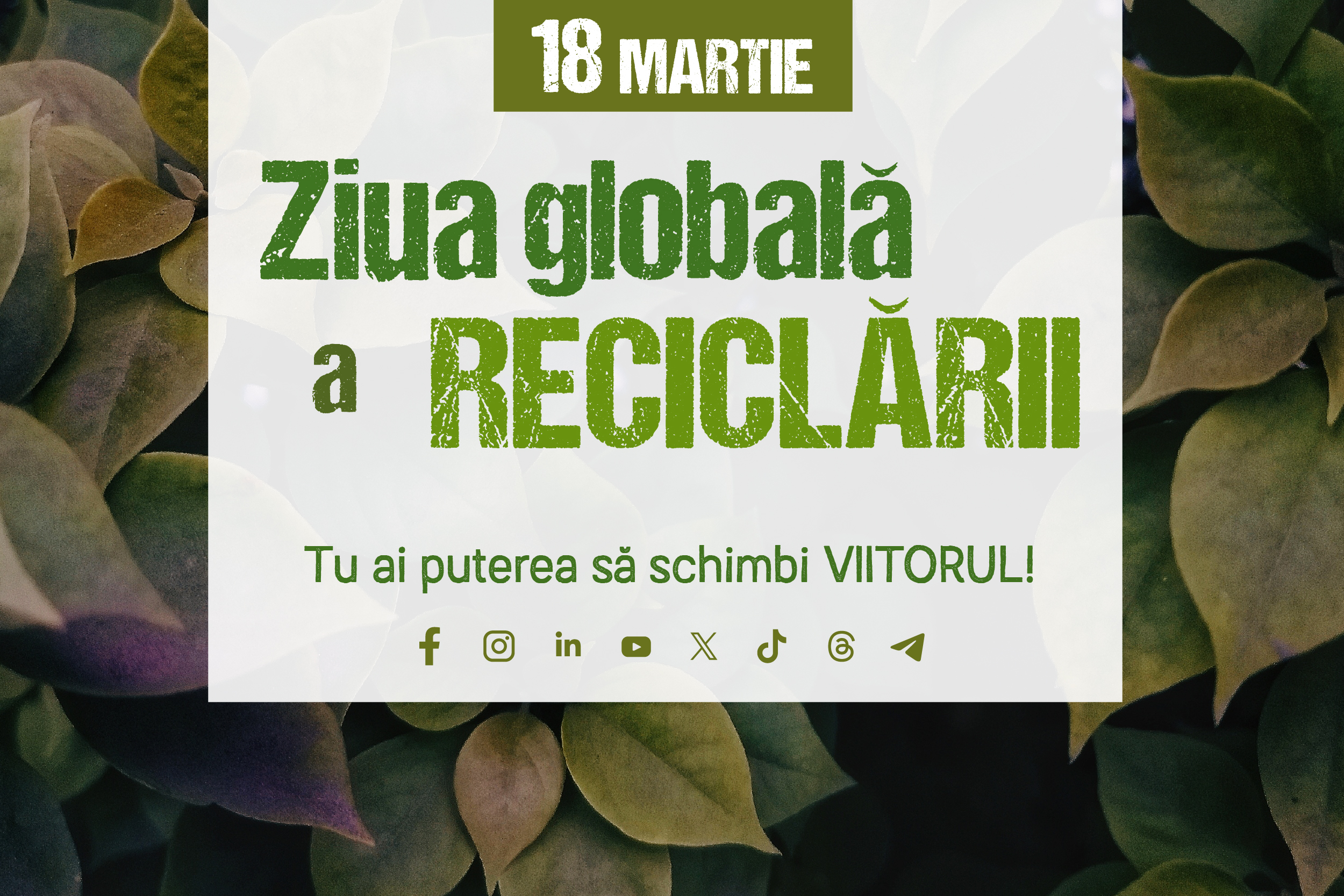 18 Martie – Ziua Reciclării!  