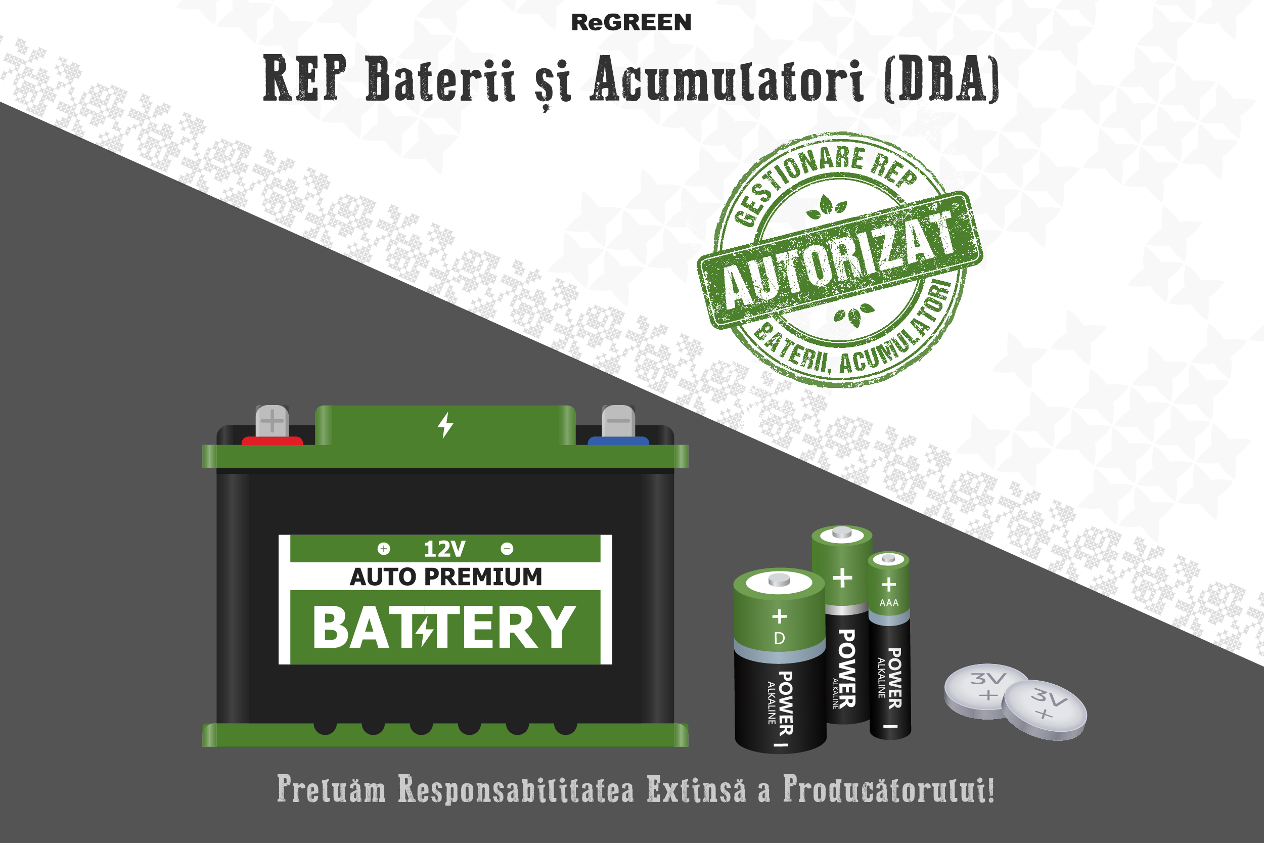 AUTORIZAT pentru gestionare REP Baterii și Acumulatori (DBA) în Moldova