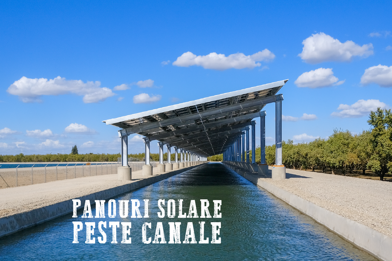 Panouri solare peste canale: inovația din California