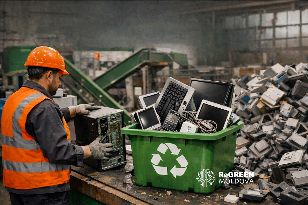 Reciclarea DEEE în Moldova – soluții sigure și conforme